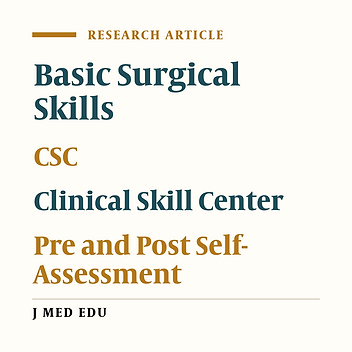Teaching And Testing Basic Surgical Skills Without Using Patients