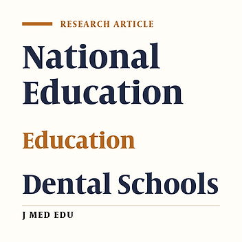 National Educational Stratification Of Dental Schools In Iran