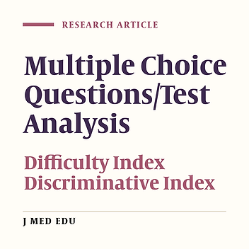 Final Test Analysis Of Post Graduate Medical Residents