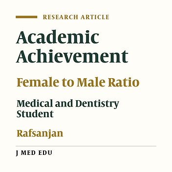 Serious Gender Imbalance in Medical and Dentistry Majors: How to Prevent a Crisis