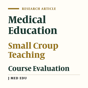 Small Group Teaching in Epidemiology Courses