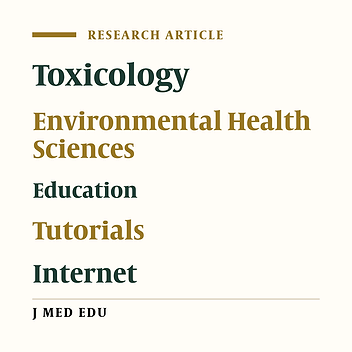 Education for Toxicologists Via Internet
