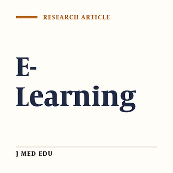 E-Learning in Type I Midecal Uneversites of Iran