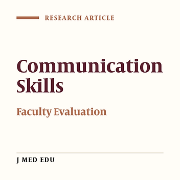 Communication Skills of Dentist Faculty Members of Islamic Azad University Based on a Student Survey and its Relation with Faculties Evaluation by Students