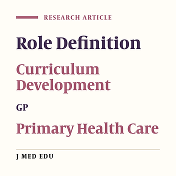 A Survey of University of Medical Sciences’ Health Care Professionals on the Current and Ideal Role of General Practitioners in Iran