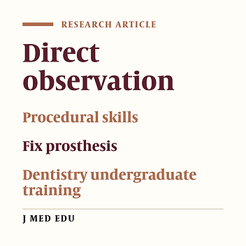 Comparison of the Assessment of Dental Students’ Laboratory Performance through MCQ and DOPS Methods