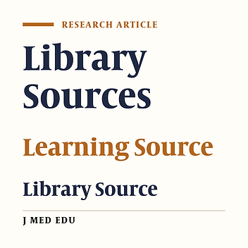 Library resources and services use for study by students of medical Sciences in Semnan University of Medical Sciences and Health Services, 2006-7