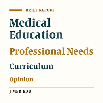 Opinions of physicians about the content relevance of M.D curriculum and their professional needs