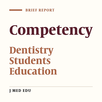 Competency Assessment of the Last Year Students of Tabriz Dentistry School in the Major Skills Needed for a New Dentist