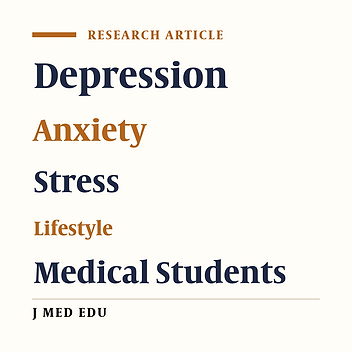 Psychological Distress and Lifestyle of Malay Medical Students