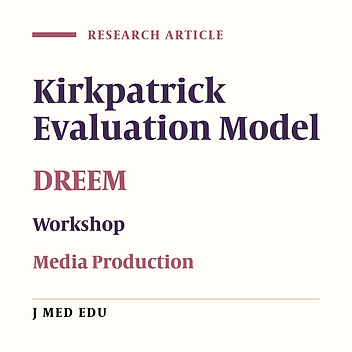 Assessing a Media Production Workshop based on Kirkpatrick Evaluation Model