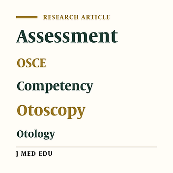 Assessment of Otoscopy: How Does Observation Compare to a Review of Clinical Evidence