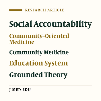 A Social Accountable Model for Medical Education System in Iran: A Grounded-Theory