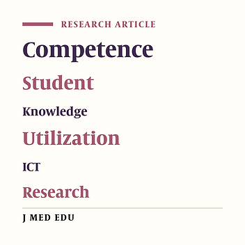 Students’ Use of Information and Communication Technology (ICT) in the Faculty of Allied Medical Sciences, University of Calabar, Nigeria