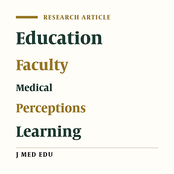 Research in Medical Education - Awareness and Perspectives of Medical teachers: A Cross Sectional Survey