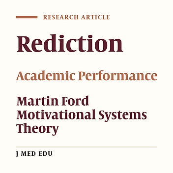 Predicting Academic Performance of Medical Students in Iran University of Medical Sciences based on Martin Ford’s Theory of Incentive Systems