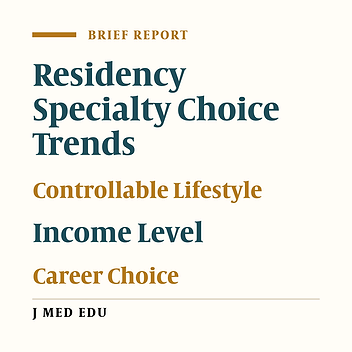 Residency Specialty Choice Trends Over 24 Years