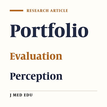 Evaluation of the Portfolio’s Implementation in Clinical Clerkship: Students’ and Staff’s Perception in Egypt