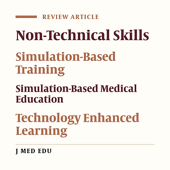 Systematic Review and Meta-Analysis of Computer Based Simulation Training for Non-Technical Skills Training and Knowledge in Postgraduate Medical Education