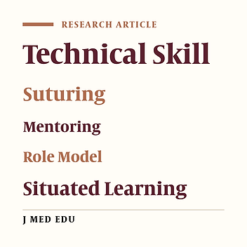 Student Mentoring to Enhance Suturing Proficiency in a Medical Curriculum