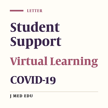 Student Support, the Missing Link of Virtual Learning in the Era of COVID-19