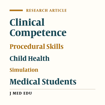 Child Health Essential Skills Stations (CHESS): Development, Implementation, and Evaluation of an Undergraduate Child Health Clinical Skills Course