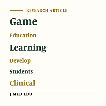 How to Develop a Memory Game for Clinical Courses: A Leading Approach to the Interaction of Education