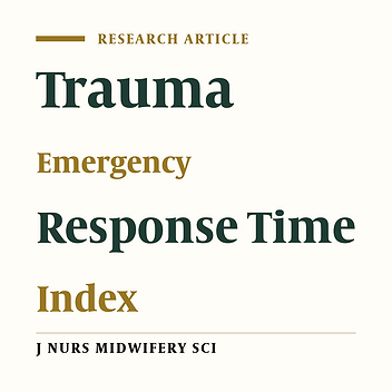 Pre-hospital Emergency Response Time Index for Trauma Victims in Iran
