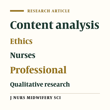 Nurses' experience regarding professional ethics in Iran: A qualitative study