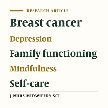 The effect of mindfulness-based self-care empowerment training on depression of breast cancer patients’ spouses and their family functioning