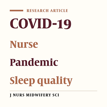 Sleep quality of hospital nurses during COVID‑19 pandemic