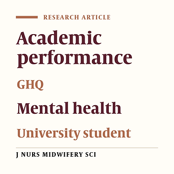 The relationship between mental health status with academic performance and demographic factors among students of university of medical sciences