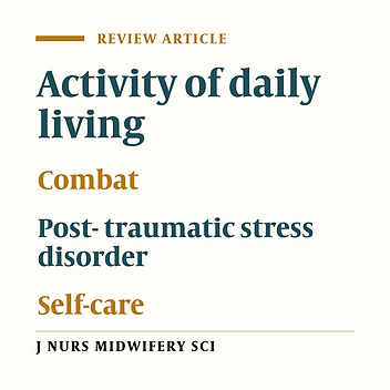 Self-care status of veterans with combat-related post traumatic stress disorder: A review article