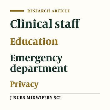 Effect of nursing staff training on respecting the privacy of patients in the emergency department