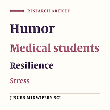 The association of stress resilience and humor among medical students