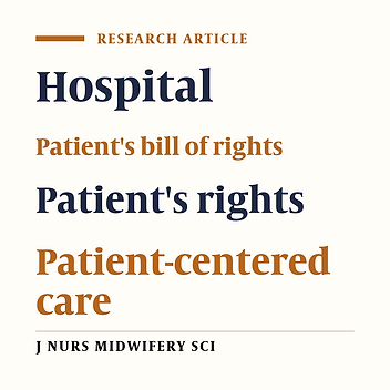 Exploring health-care providers understanding and experiences of providing patient-centered care in hospitalized patients based on patient's bill of rights: A qualitative study