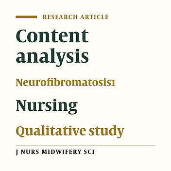 Experience of patients with neurofibromatosis: A qualitative research