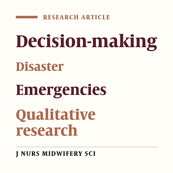 Exploring factors affecting the decision of emergency hospital evacuation in disasters: A qualitative study