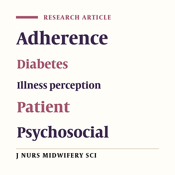 Relationship between psychosocial elements and medical adherence in patients diagnosed with type II diabetes: Mediating role of illness perception