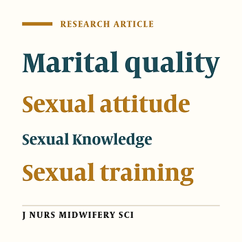 Effectiveness of couples' sexual training on marital quality, sexual attitude, and knowledge of women in unconsummated marriage