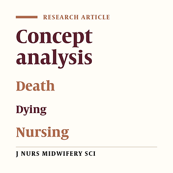 Human death: A concept analysis study