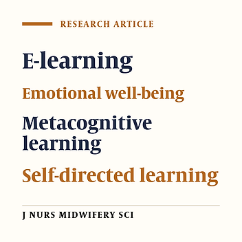 Mediating role of emotional well-being in the effect of metacognitive learning and self-directed learning on the level of e-learning in the managers of universities