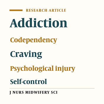 Cover image of the article: Craving and psychological injury, with the mediating role of codependency and self-control in patients undergoing maintenance therapy