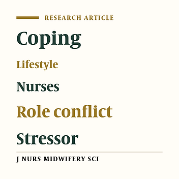 Work-family conflict as a stressor in the lifestyle of nurses: A content analysis