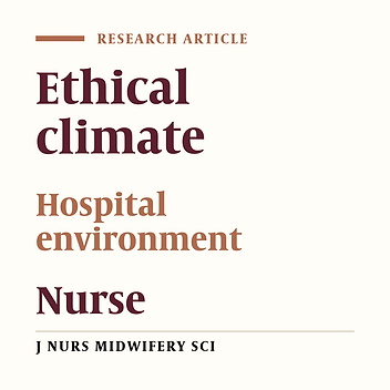 Nurses' perception of the ethical climate in the Iranian hospital environment