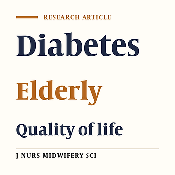 Quality of life in diabetic elderlies