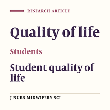 Evaluation of quality of life in the students of islamic Azad University