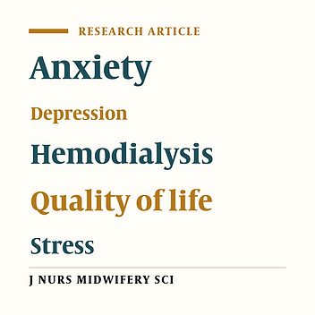 A survey of the quality of life in patients undergoing hemodialysis and its association with depression, anxiety and stress