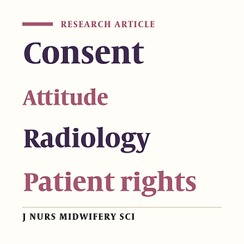 Mazandran based radiologists' attitudes to obtaining patients' consent prior to invasive imaging procedures, 2010