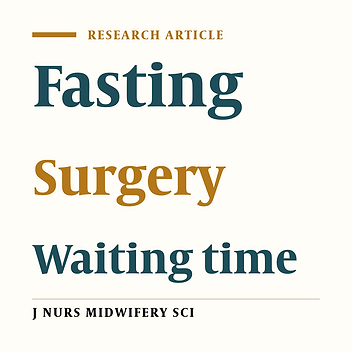 Fasting duration in patients undergoing elective surgery